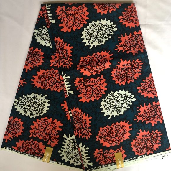 Tropical Print|Ankara Fabric|100%Cotton 6Yards - Picture 1 of 8